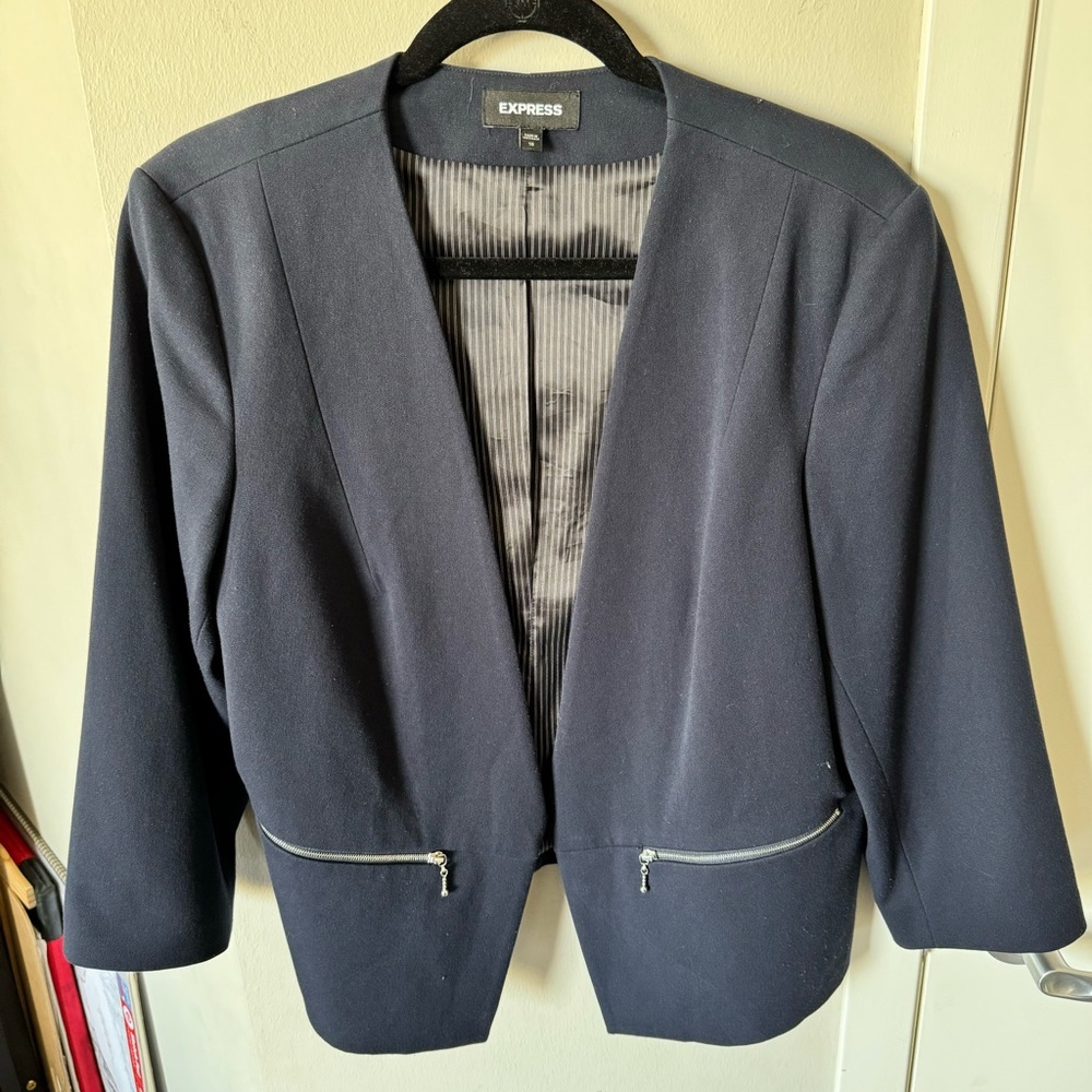 Navy Cutaway Jacket